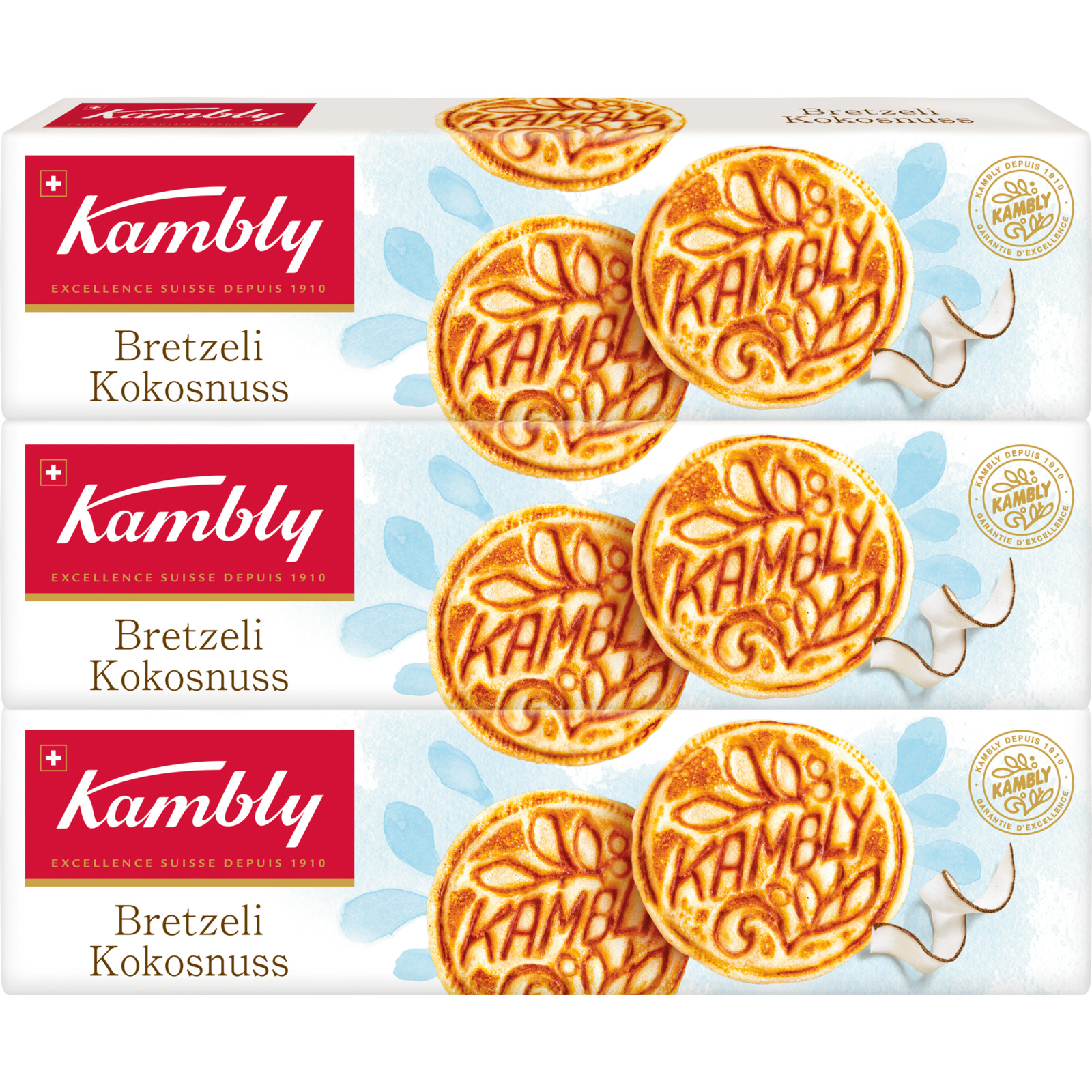 Kambly Bretzeli Kokosnuss 3 x 115 g