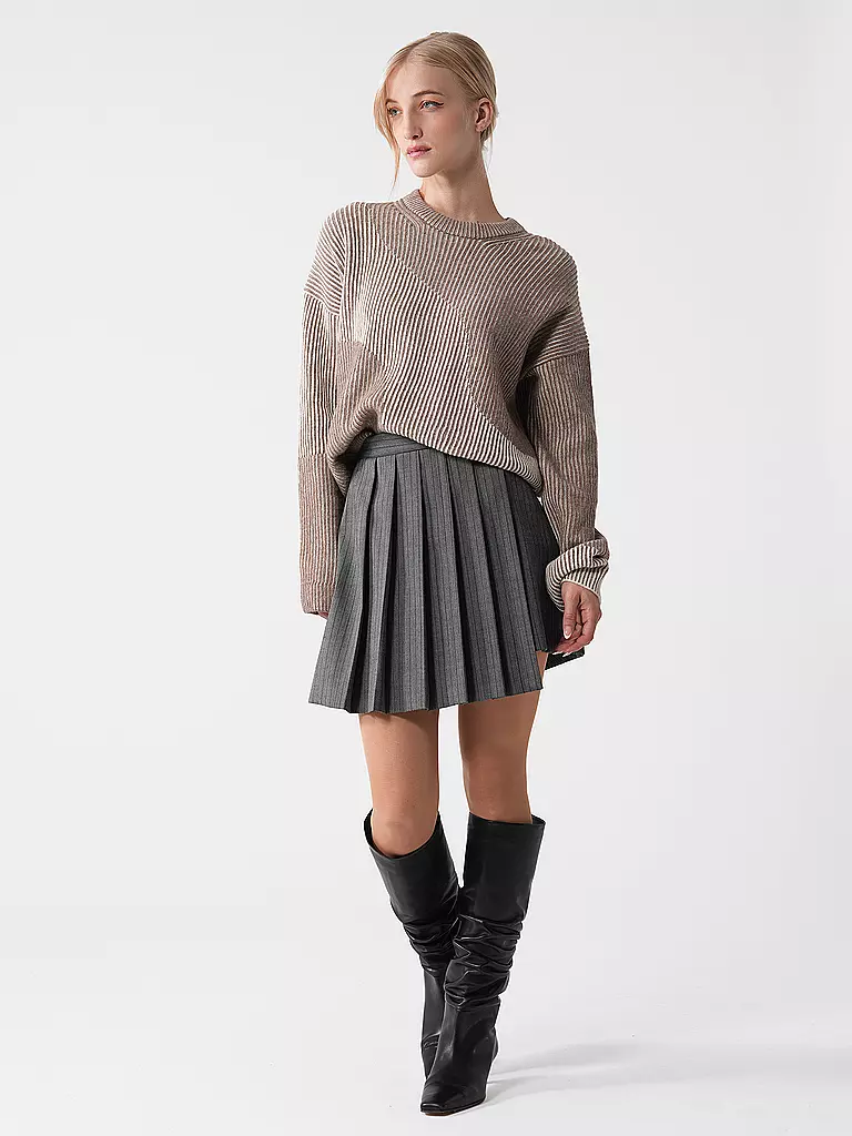 TELA Minirock GESSINA grau
