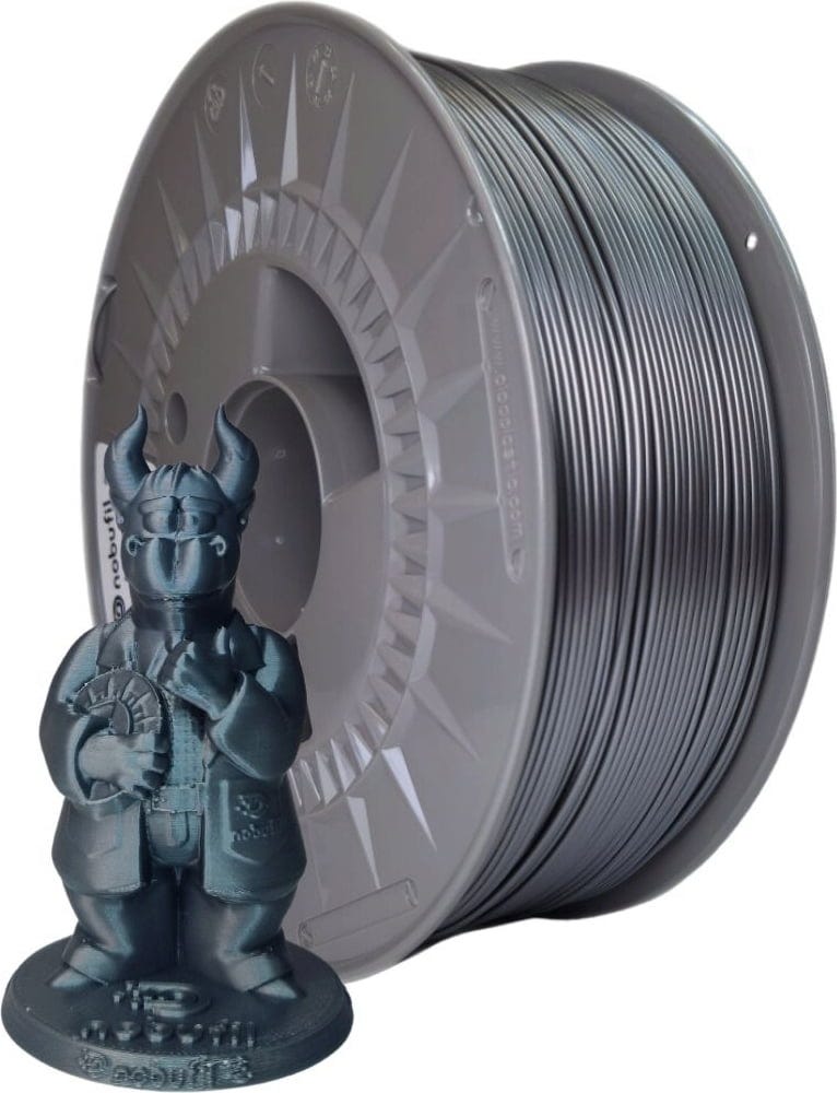 Nobufil  ABSx Stainless Steel, 1,75 mm / 1000 g    ABS Filament aus recycelten Kunststoffen