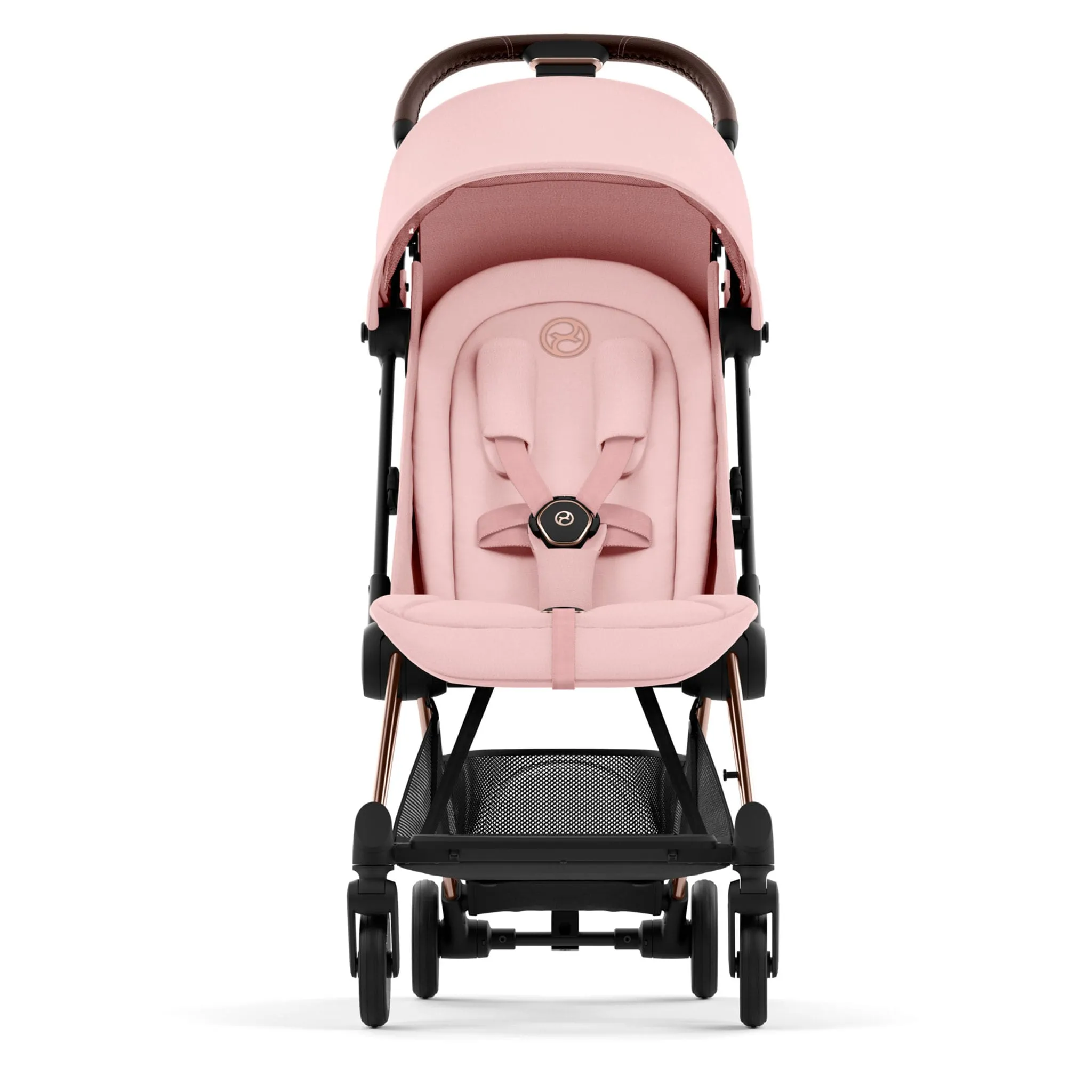 Cybex Poussette Coya - Cadre or rose avec siège rose pêche