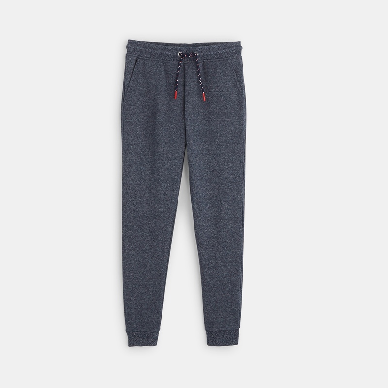 Pantalon de jogging en molleton bleu garçon