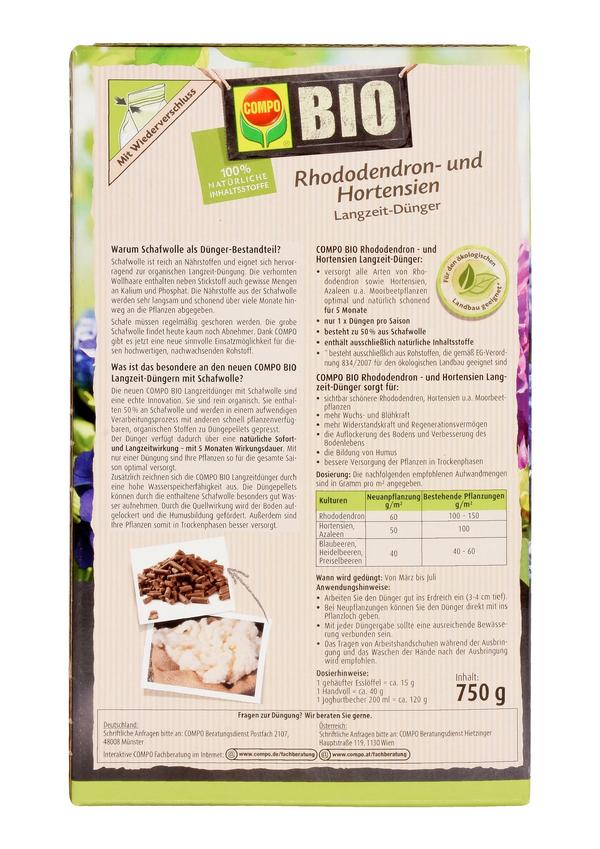 COMPO BIO Rhododendron und Hortensien
