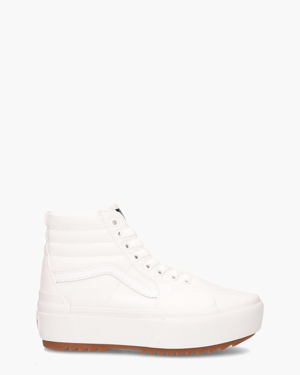 Vans SK8-Hi Stacked Canvas Wit Damessneakers