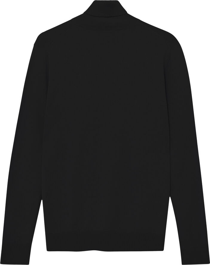 Mos Mosh Gallery MMGAdam Soft Roll Neck Knit Black