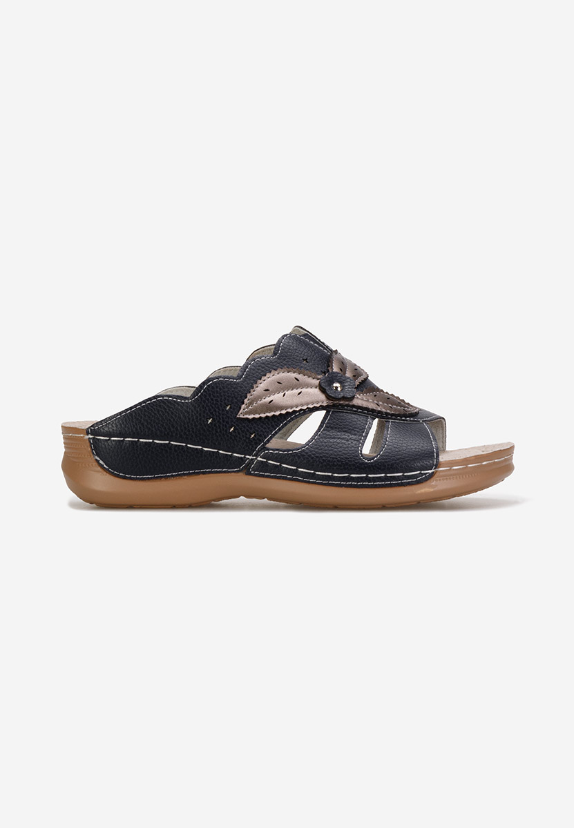 Pantoufles orthopédiques marine Yanda