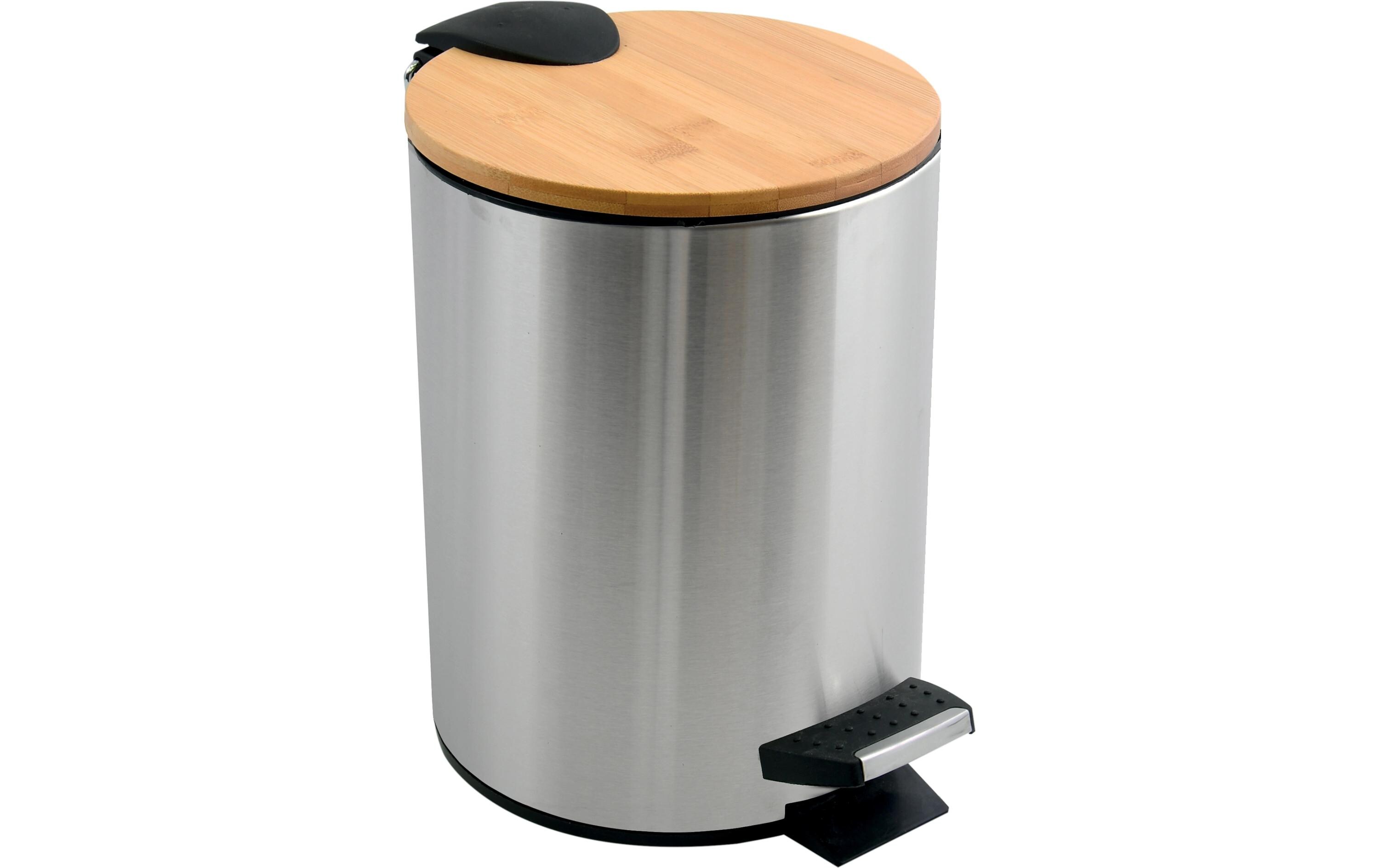 Treteimer Adonis 5 l, GrauTreteimer mit Soft-Close-Deckel