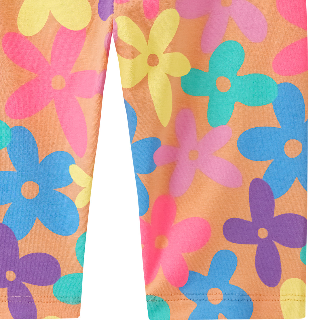 Topomini Baby Capri-Leggings mit Allover-Print orange / bunt
