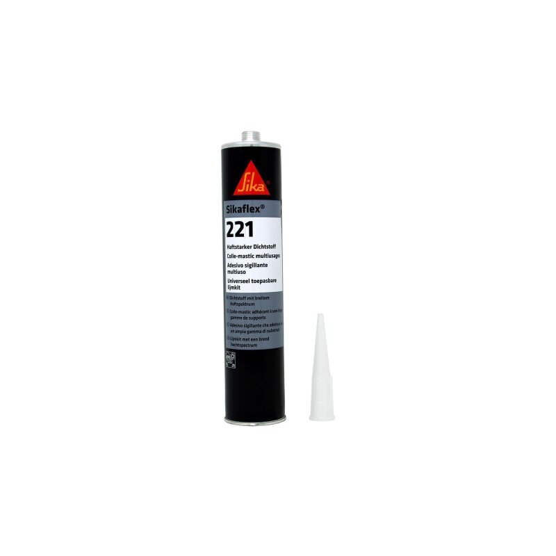 Sikaflex® 221 300ml - stahlgrau