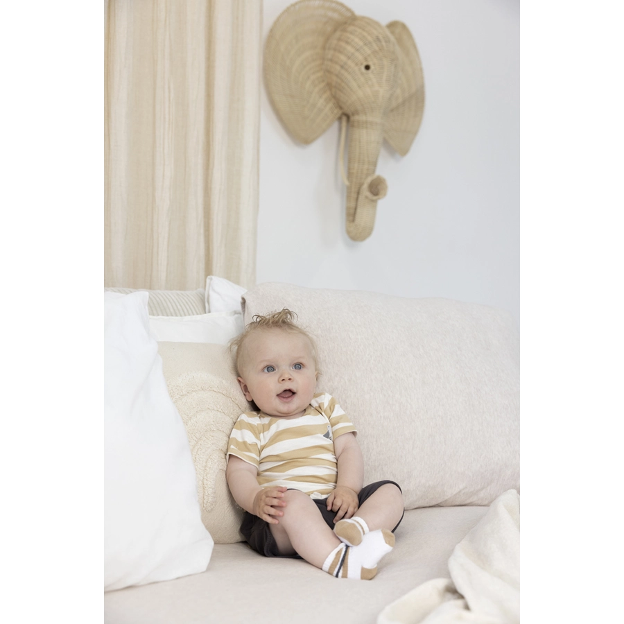 Feetje T-Shirt Ringel Beach Days Sand Melange