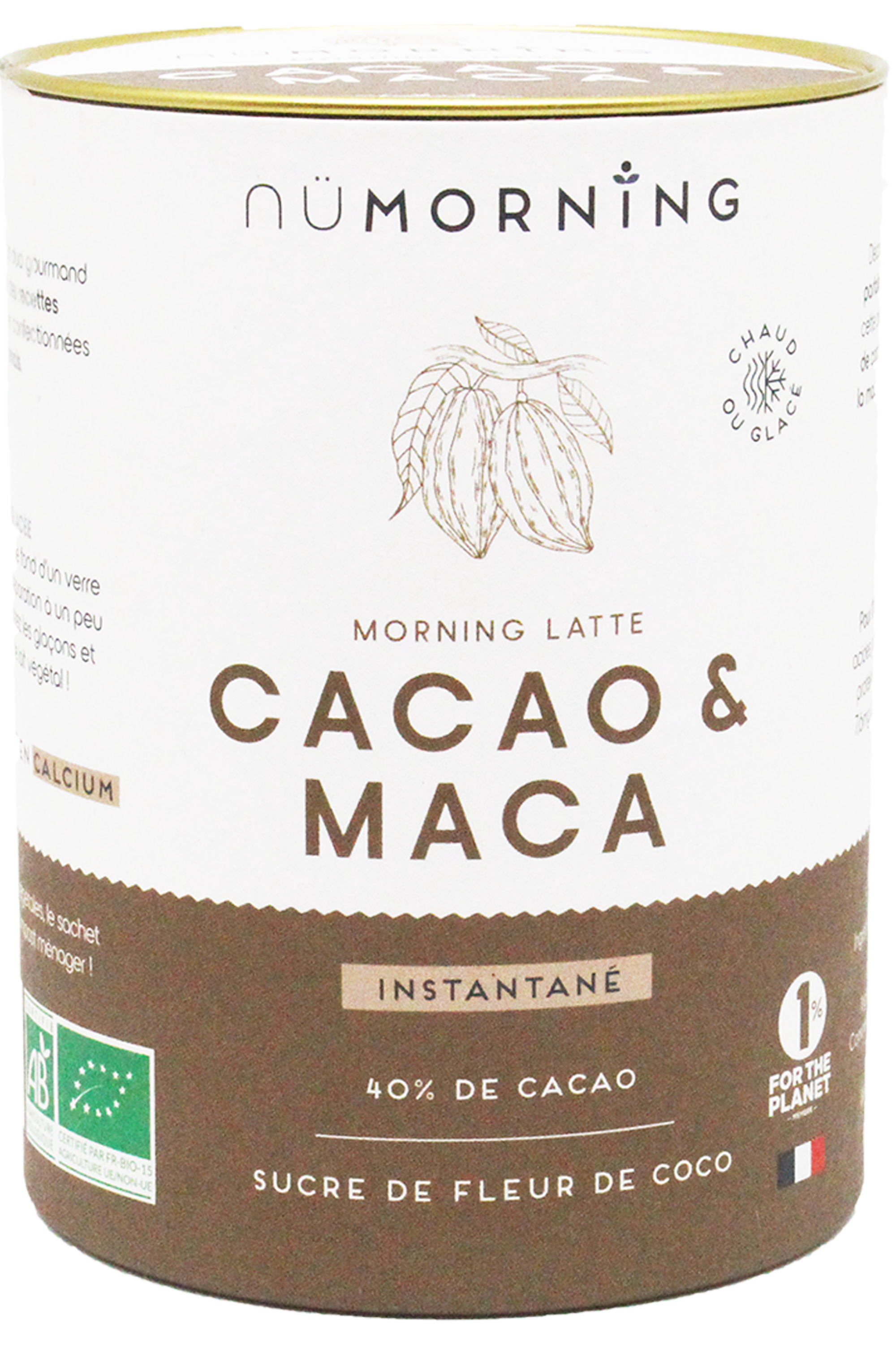 nüMorning Morning Latte Cacao & Maca-125 g