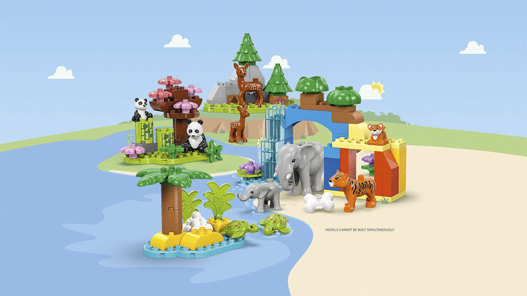 Lego 3-i-1 vilde dyrefamilier