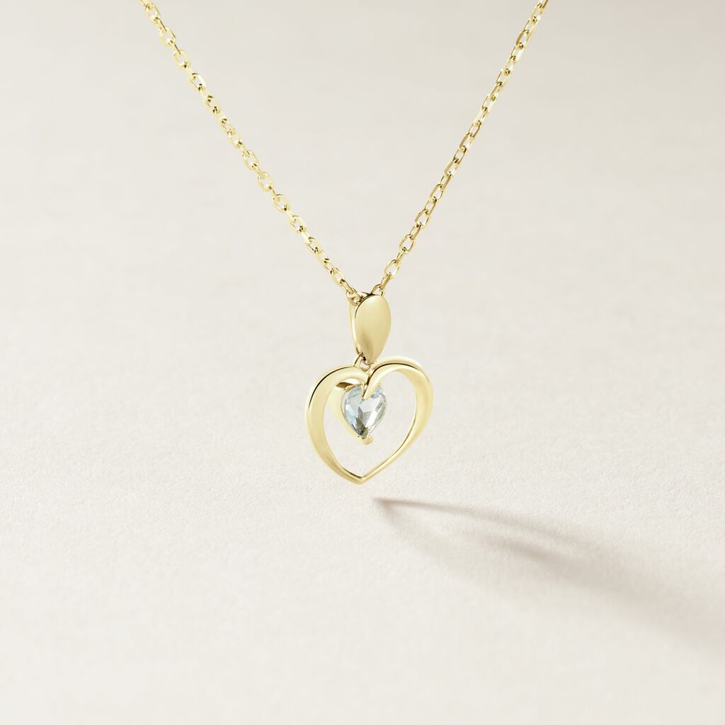 Pendentif Or Jaune Gurvan Topaze
