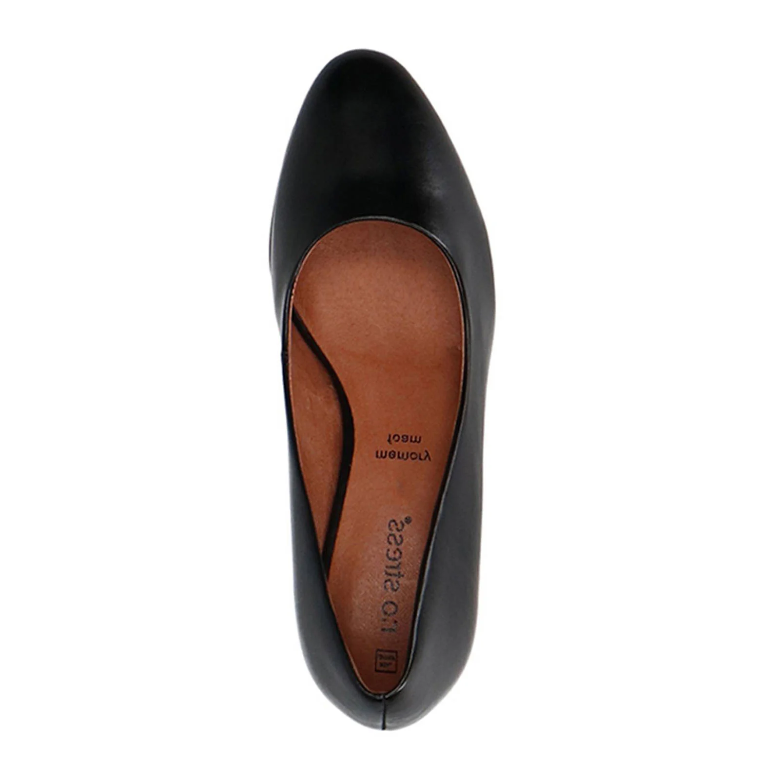No Stress leren pumps zwart