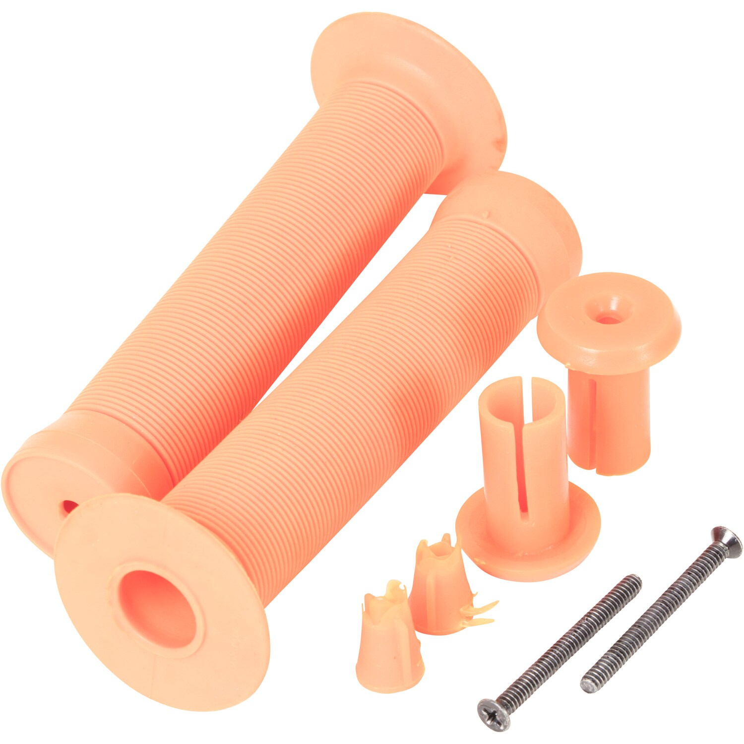 Pentagon Sports BMX Stunt Scooter Griffe 130 mm 22,2 mm Fahrradgriffe Grips Lenkergriffe Set rechts links (orange)