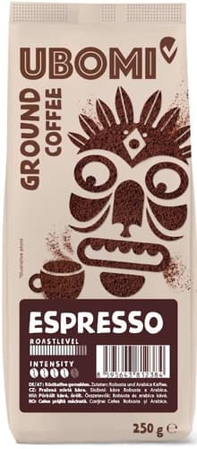 Ubomi Espresso gemahlen