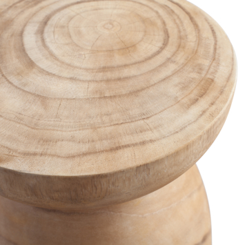 WOOOD kruk Bink naturel paulownia hout