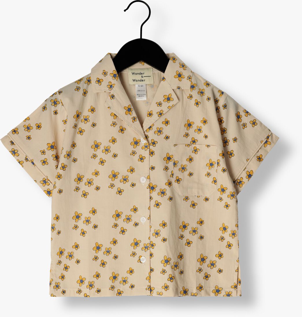 WANDER & WONDER ecru wander & wonder t-shirt boxy shirt