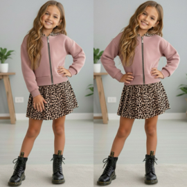 Leo up skort set - roze
