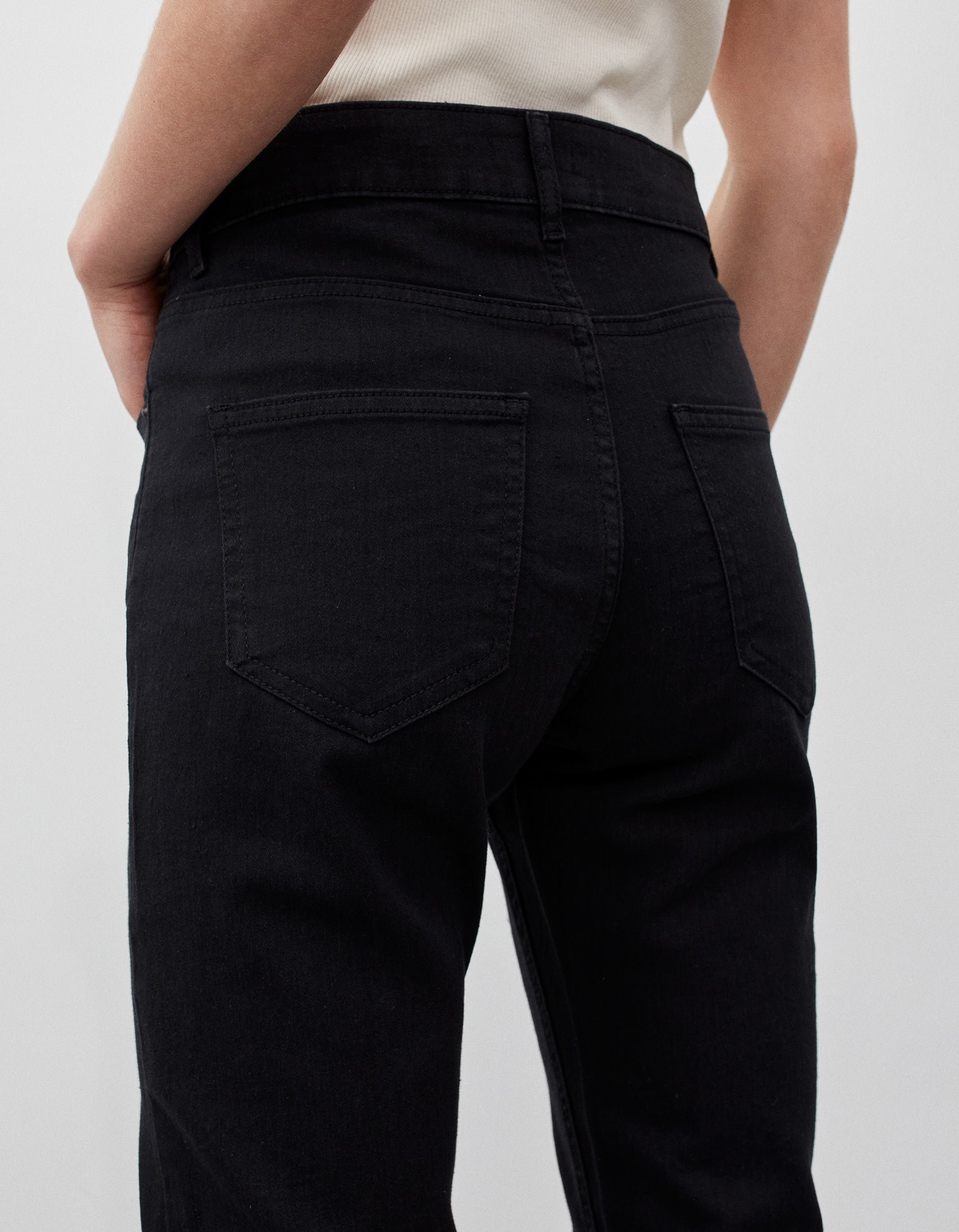 Jeans Slim Fit, Mulher, Preto