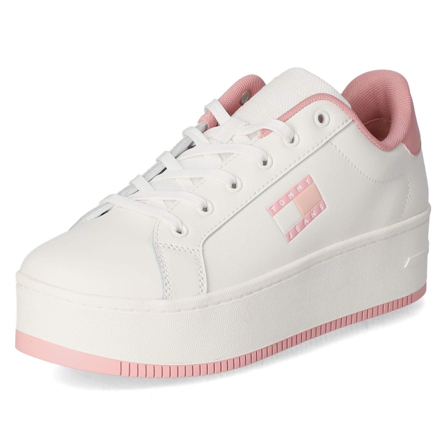 Tommy Hilfiger Low Sneaker FLATFORM  - weiß