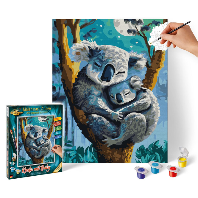 Malen nach Zahlen - Koala mit Baby - Meisterklasse Klassiker