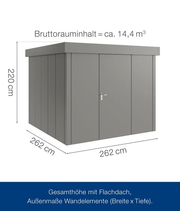 Hörmann Metallgerätehaus Juno JFD10 L-Sk