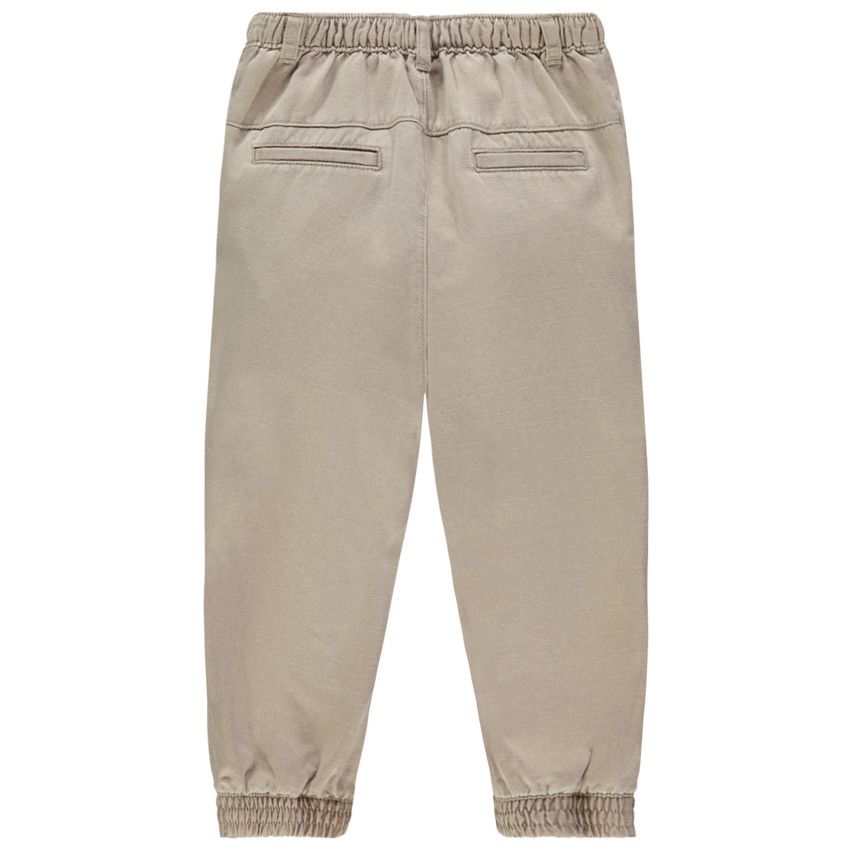 Pantalon battles en toile - Beige