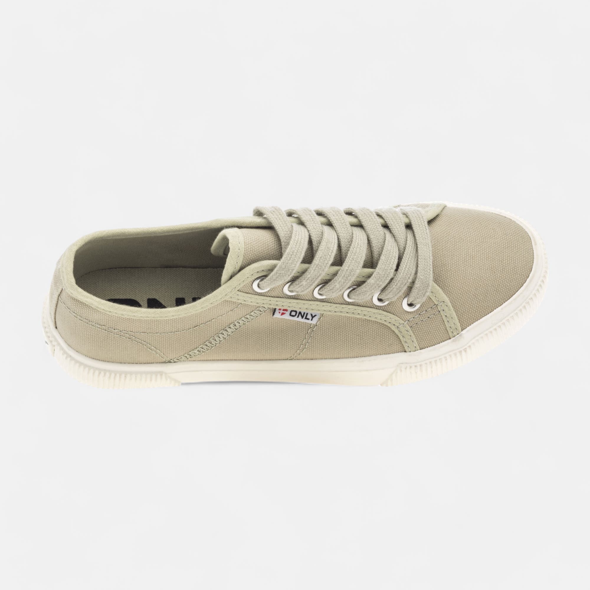 Baskets en toile Femme vert clair