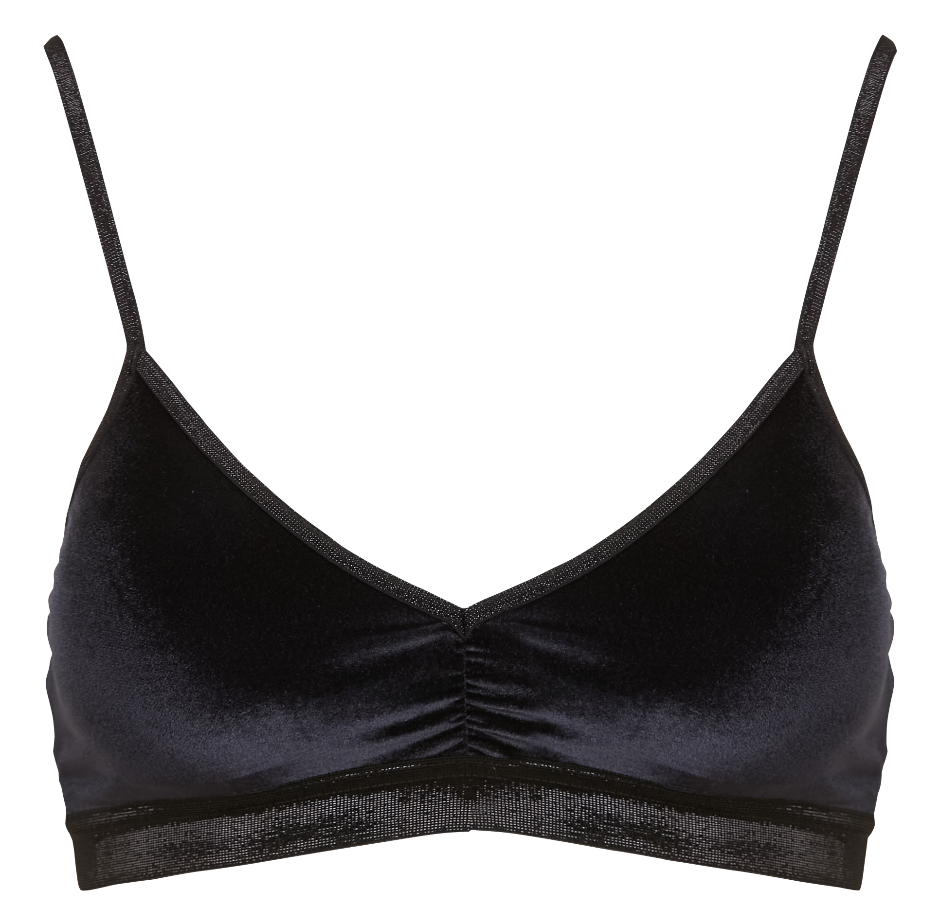 GEORGIA - Brassière en velours | Noir