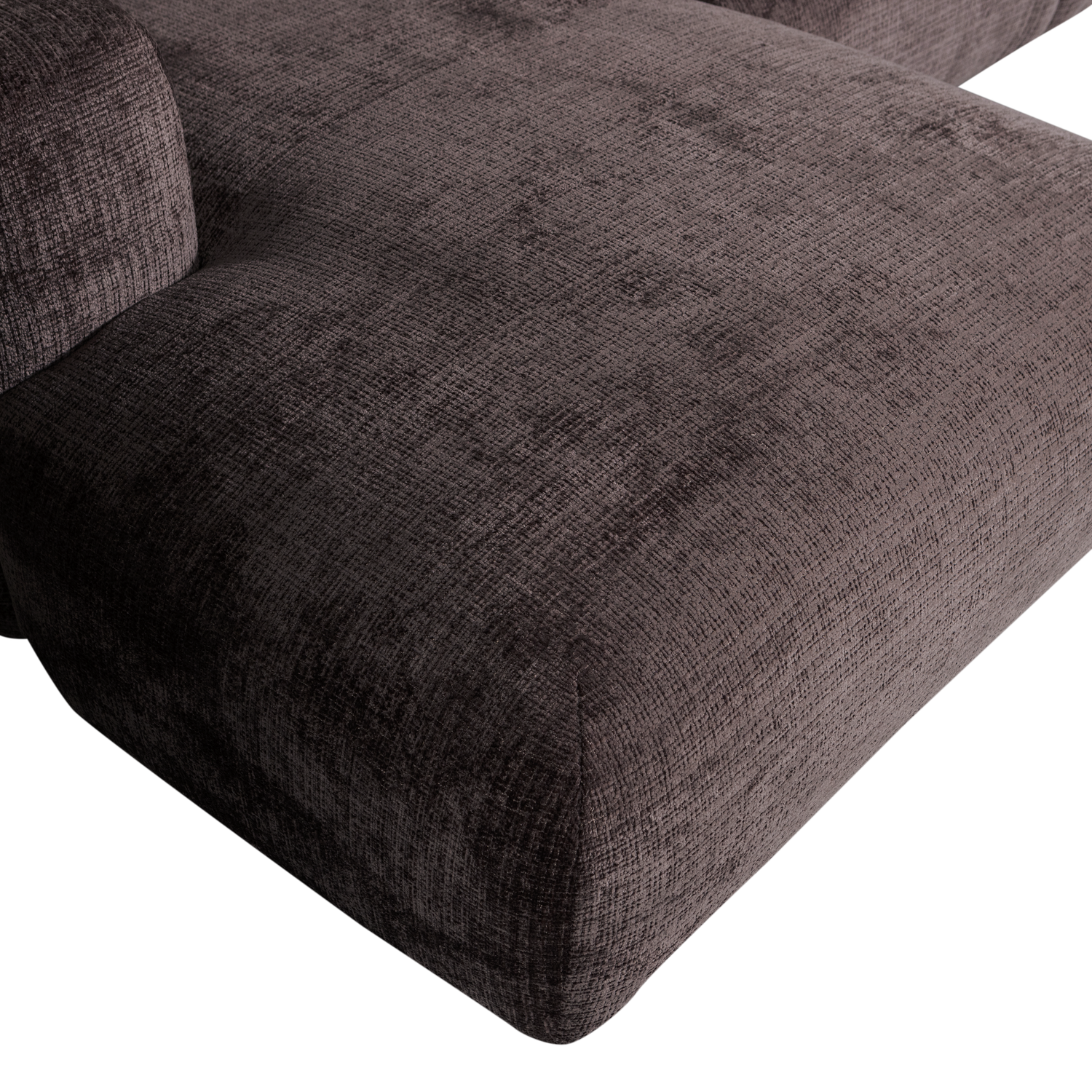 WOOOD Cloud Chaise Longue Links - Bruin