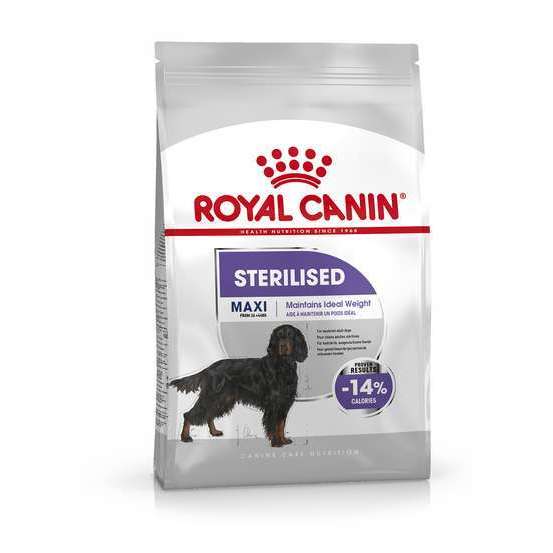 Croquettes chien stérilisé grande taille Maxi Sterilised 12kg