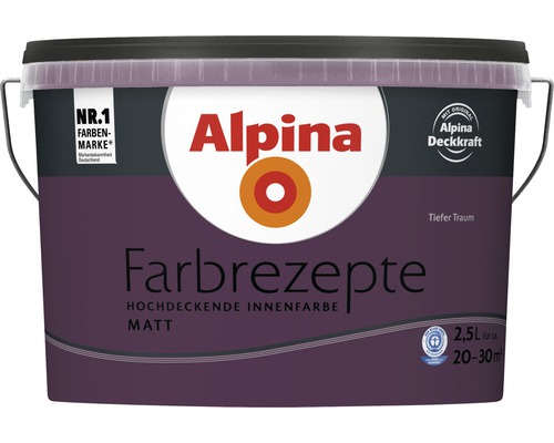 Alpina muurverf kleur recepten Deep Dream 2.5 l