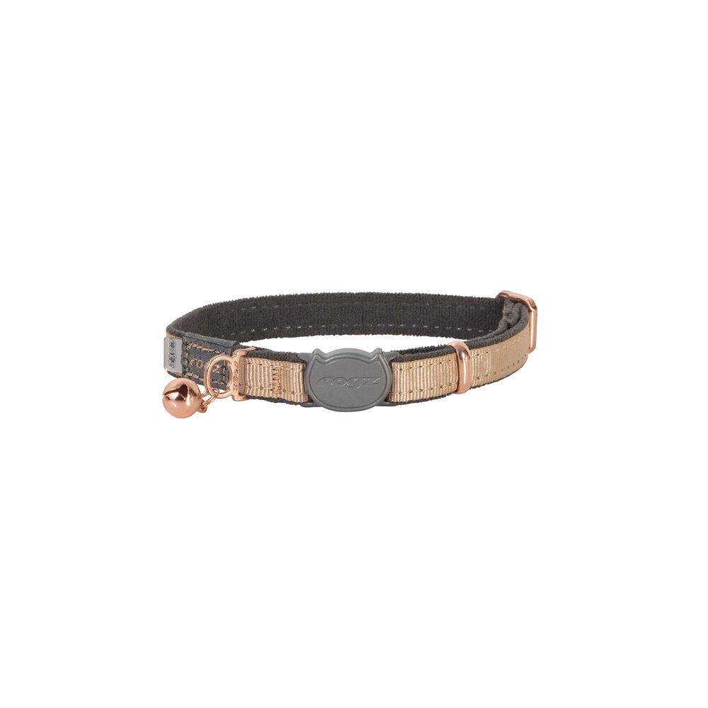 Rogz - Kattenhalsbandje - Goud - S