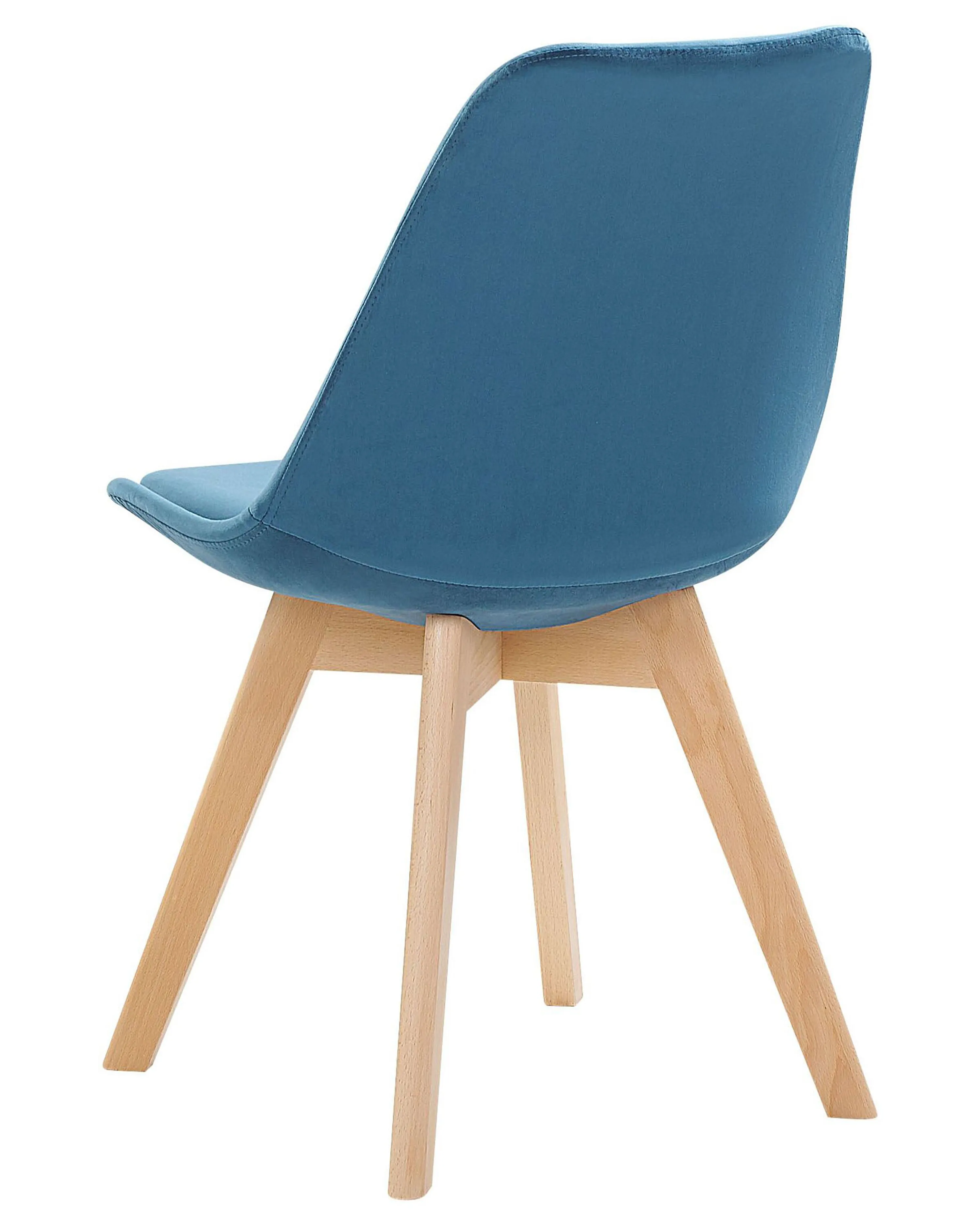 Set van 2 eetkamerstoelen DAKOTA II Fluweel Blauw