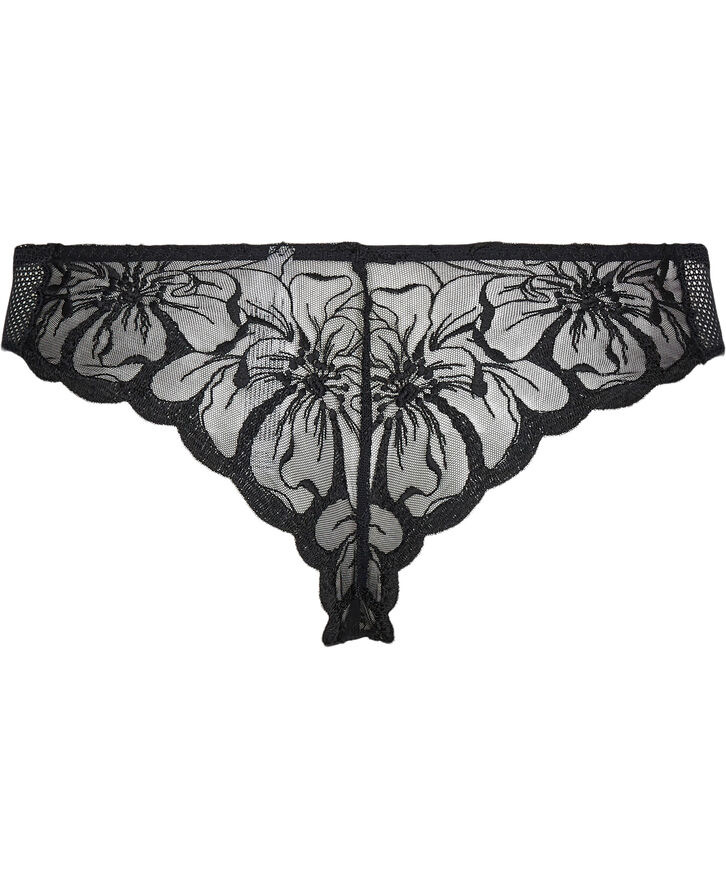 Chantelle Fleurs Tanga Black