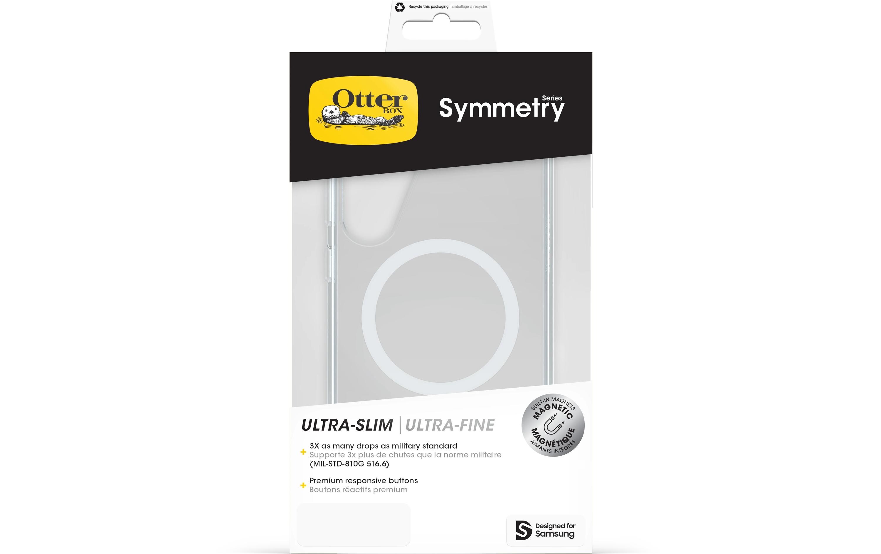 Back Cover Symmetry Galaxy S25+ TransparentSchutzhülle mit Magsafe für das Samsung Galaxy S25+