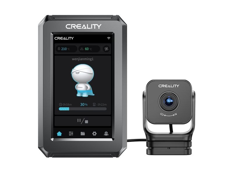 Creality Smartkit – Nebula Kamera und Pad Zubehör für Creality 3D-Drucker mit UBS Cam, Nachtsicht, Zeitraffer und OSPad 4.3i