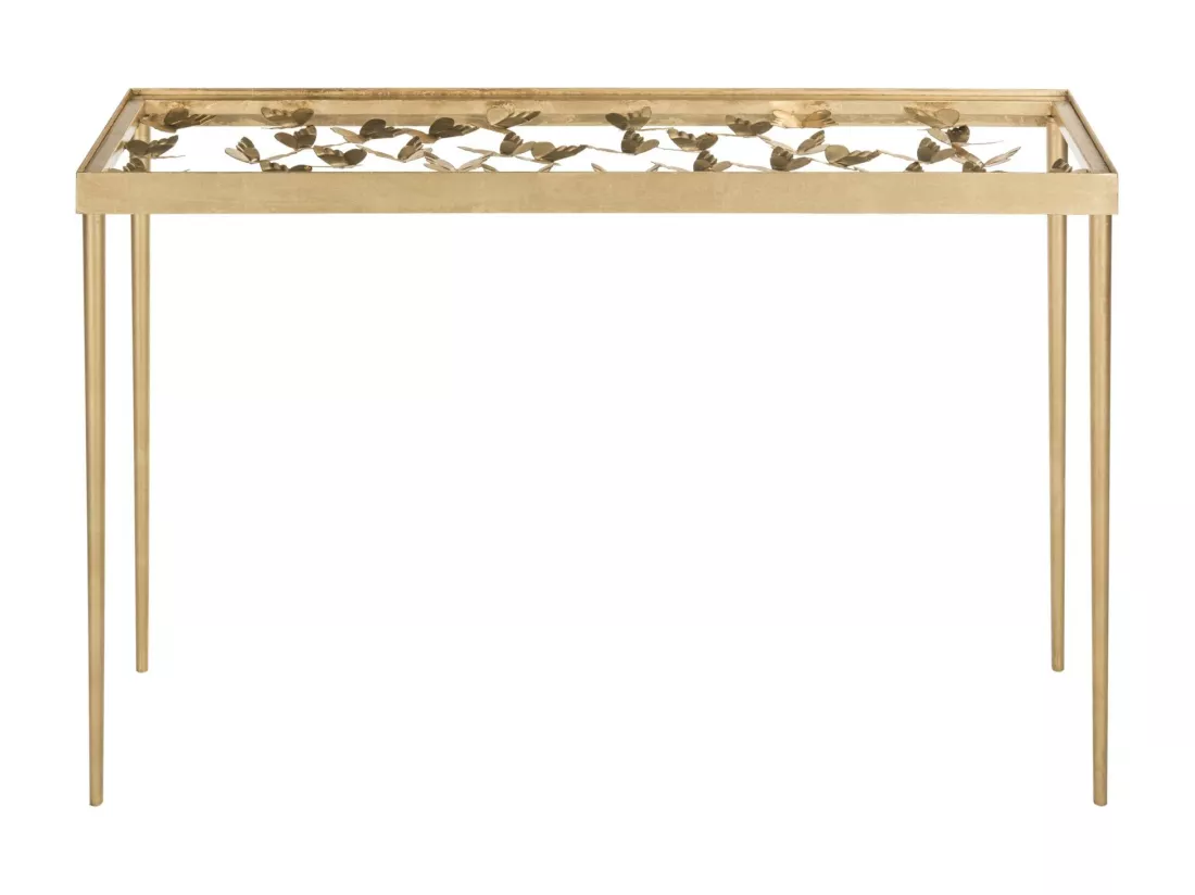 Table d'appoint Or & Clair 30 X 107 X 76.2 cm - Vassie