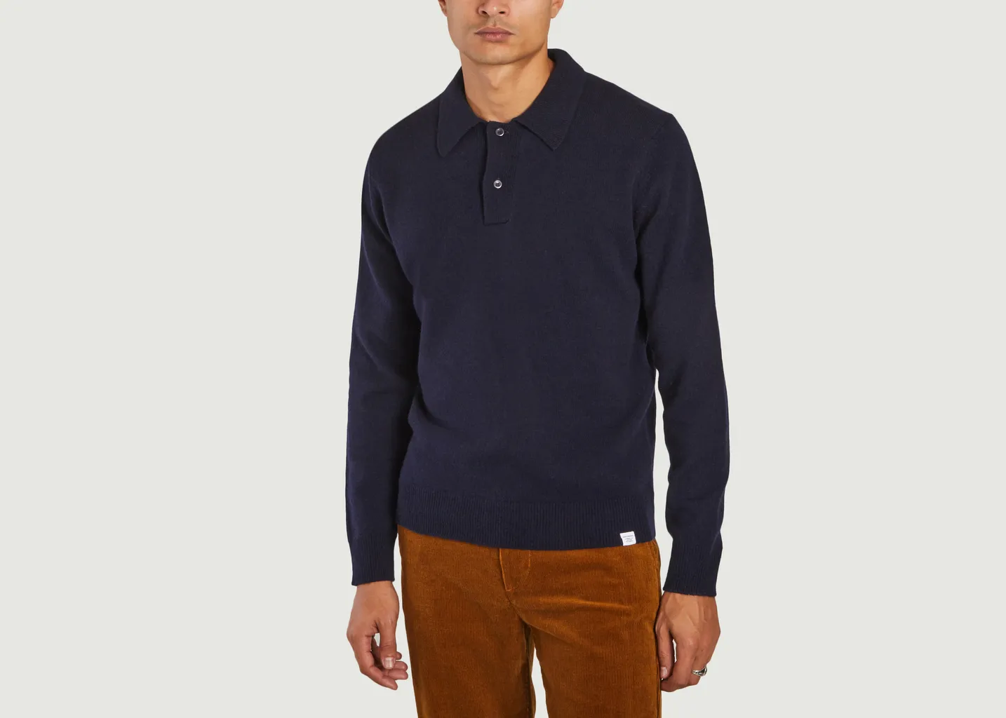Polo Marco en laine d'agneau Norse Projects