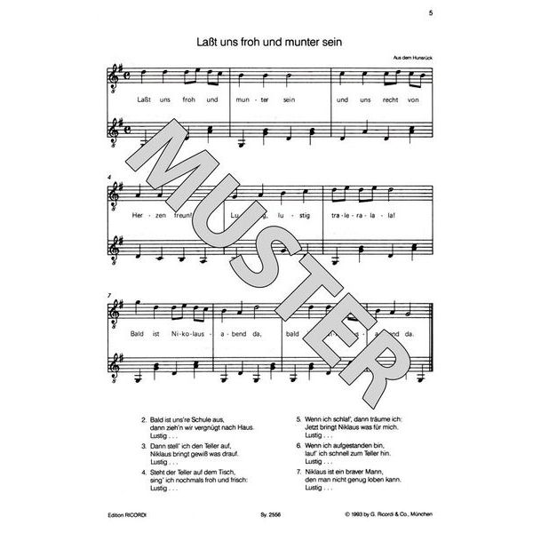 Ricordi Spielsachen Gitarre Weihnacht