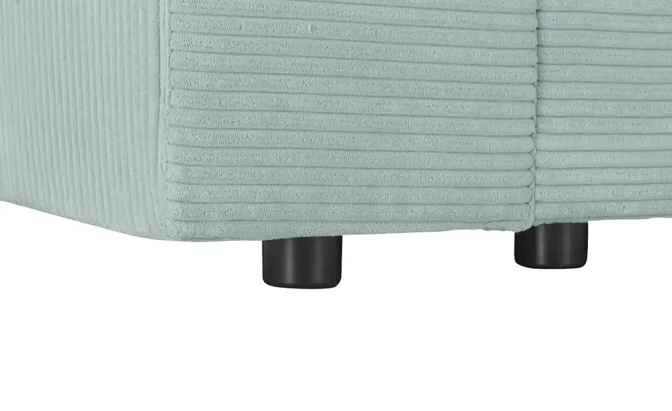 Element Branna Mintgrün Cordstoff mit Armlehne links