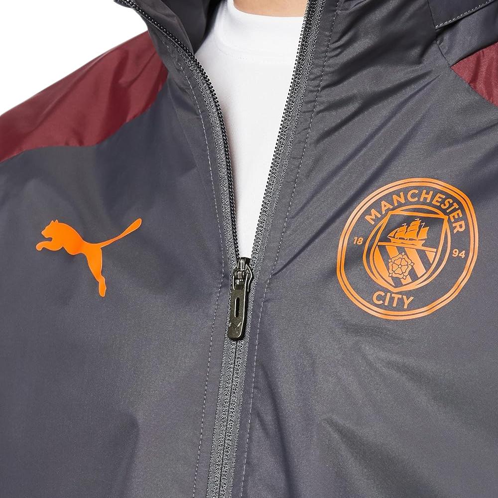 Puma Veste imperméable Gris Homme Manchester City 2023/24