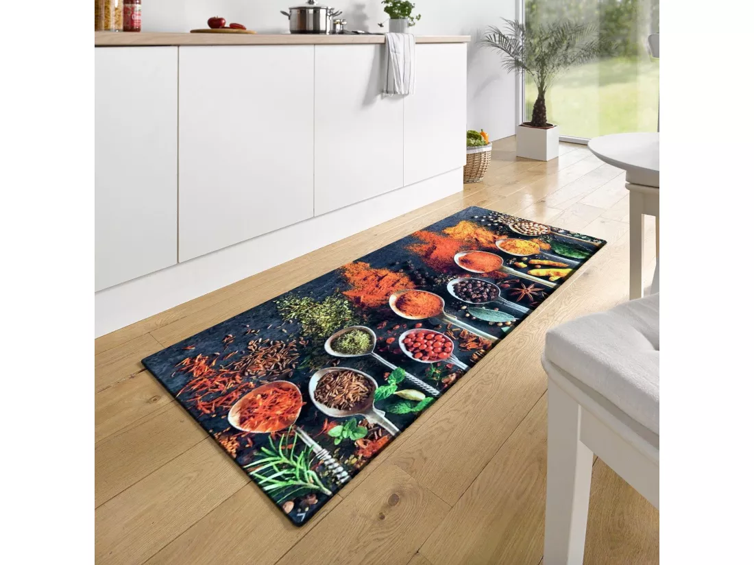 Tapis de cuisine 50x80 cm Polyester Kitch Spic
