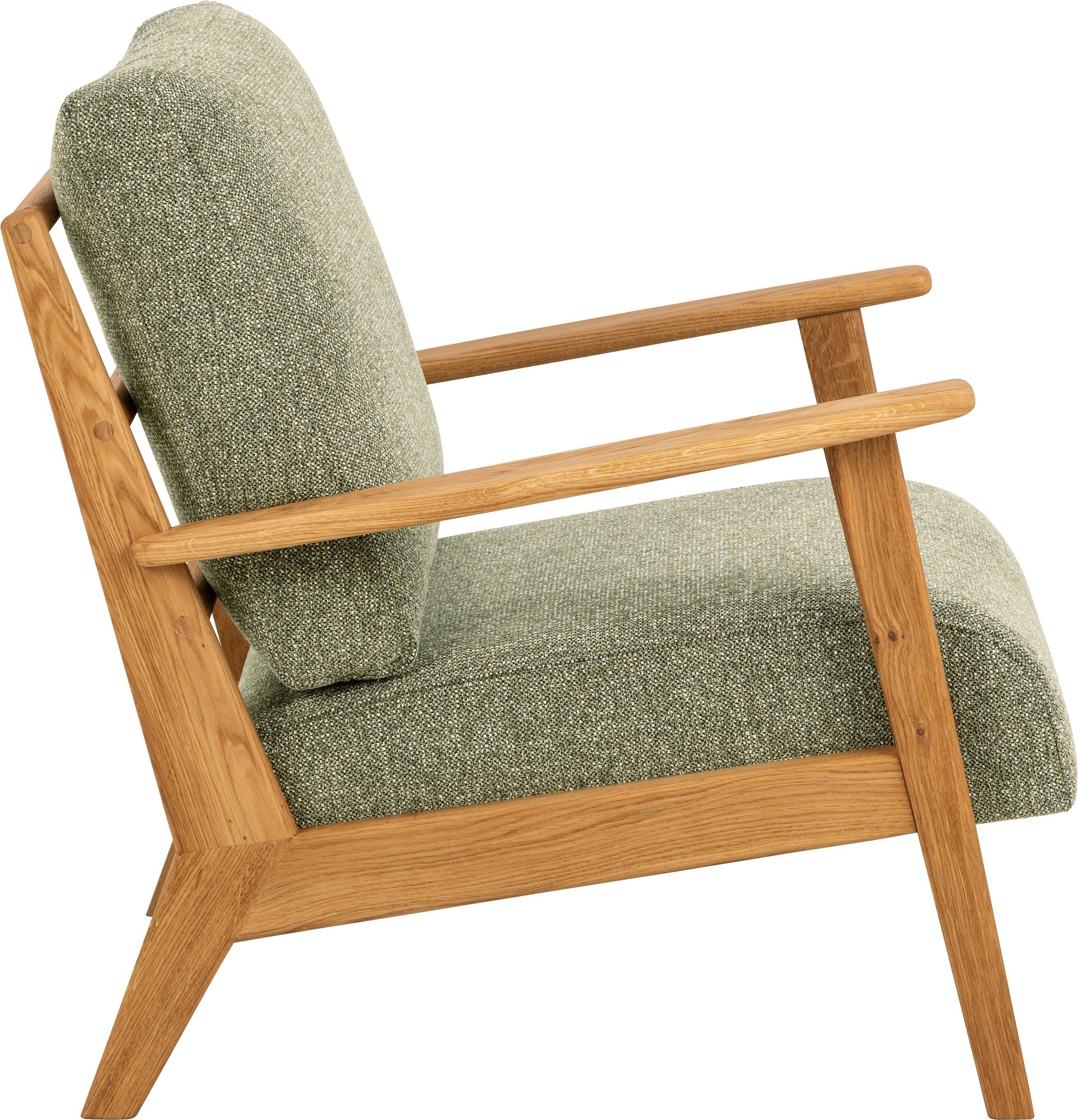 FAUSTO Sessel - Olive / B: 83.0 cm x T: 75.0 cm x H: 80.0 cm