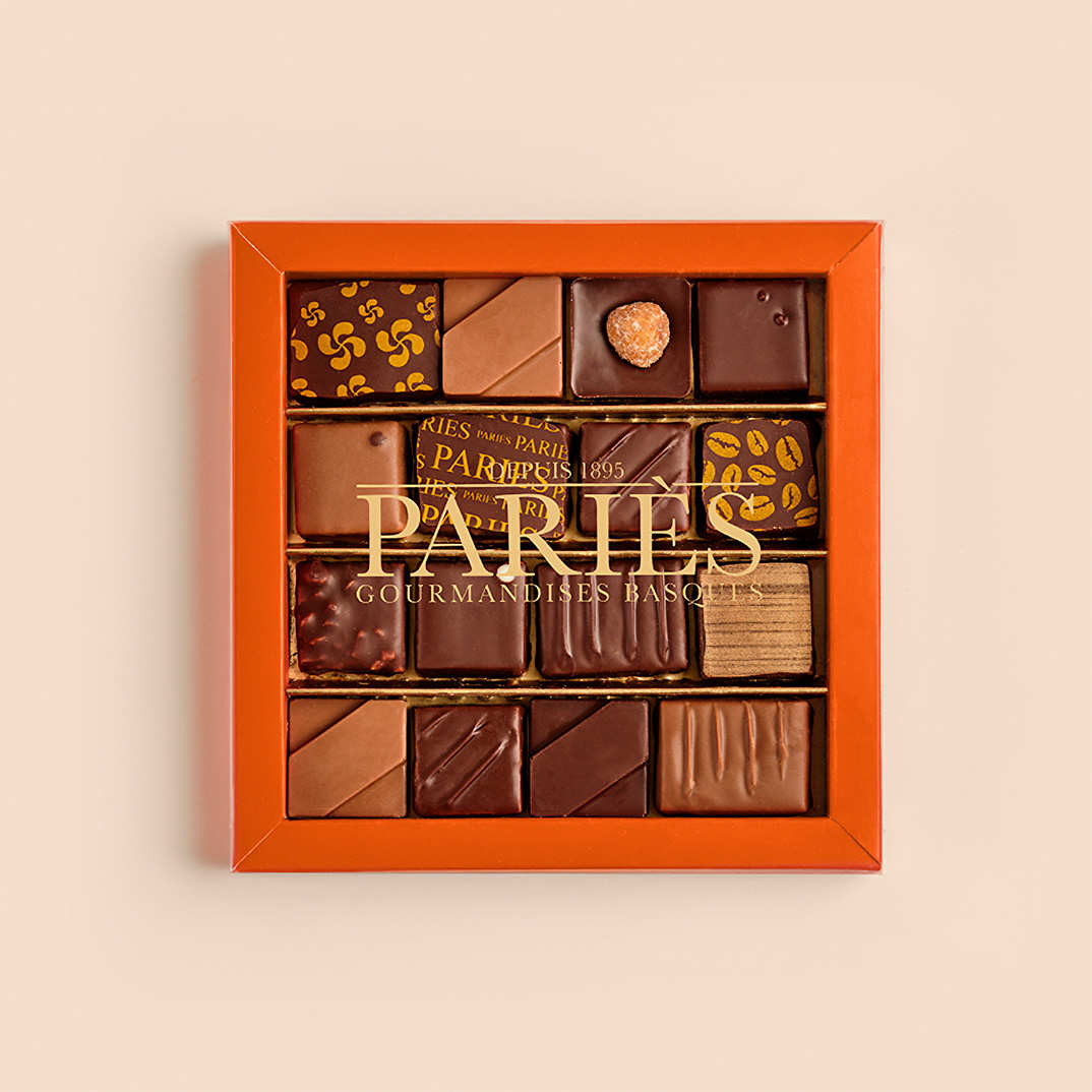 Coffret Elégance - 16 chocolats frais Pariès