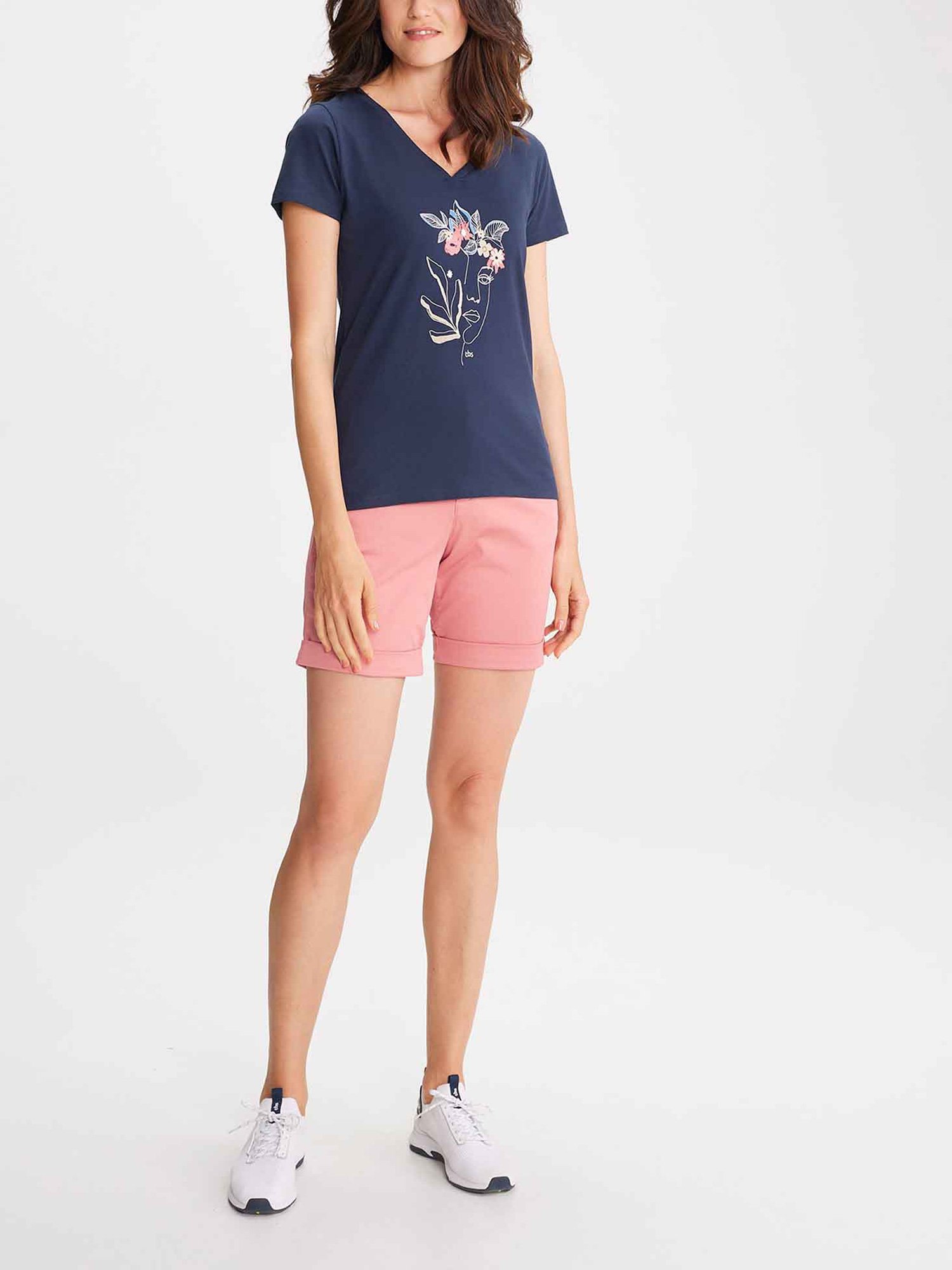 Tee Shirt Femme Coton Biologique Marine