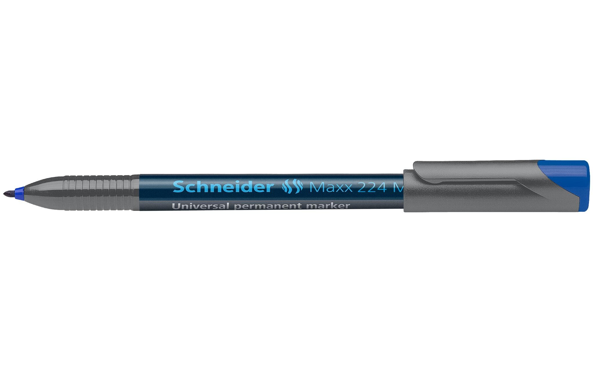 Universal-Marker Maxx 224 M permanent, BlauMarker permanent, 1 mm