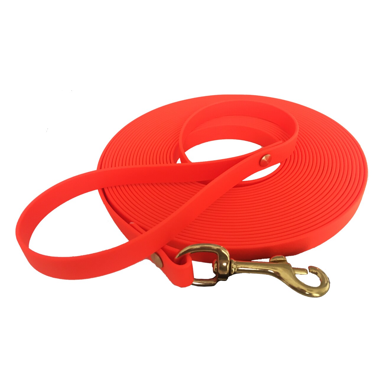 bio-leine 25-35 kg Schleppleine Biothane orange 3 m