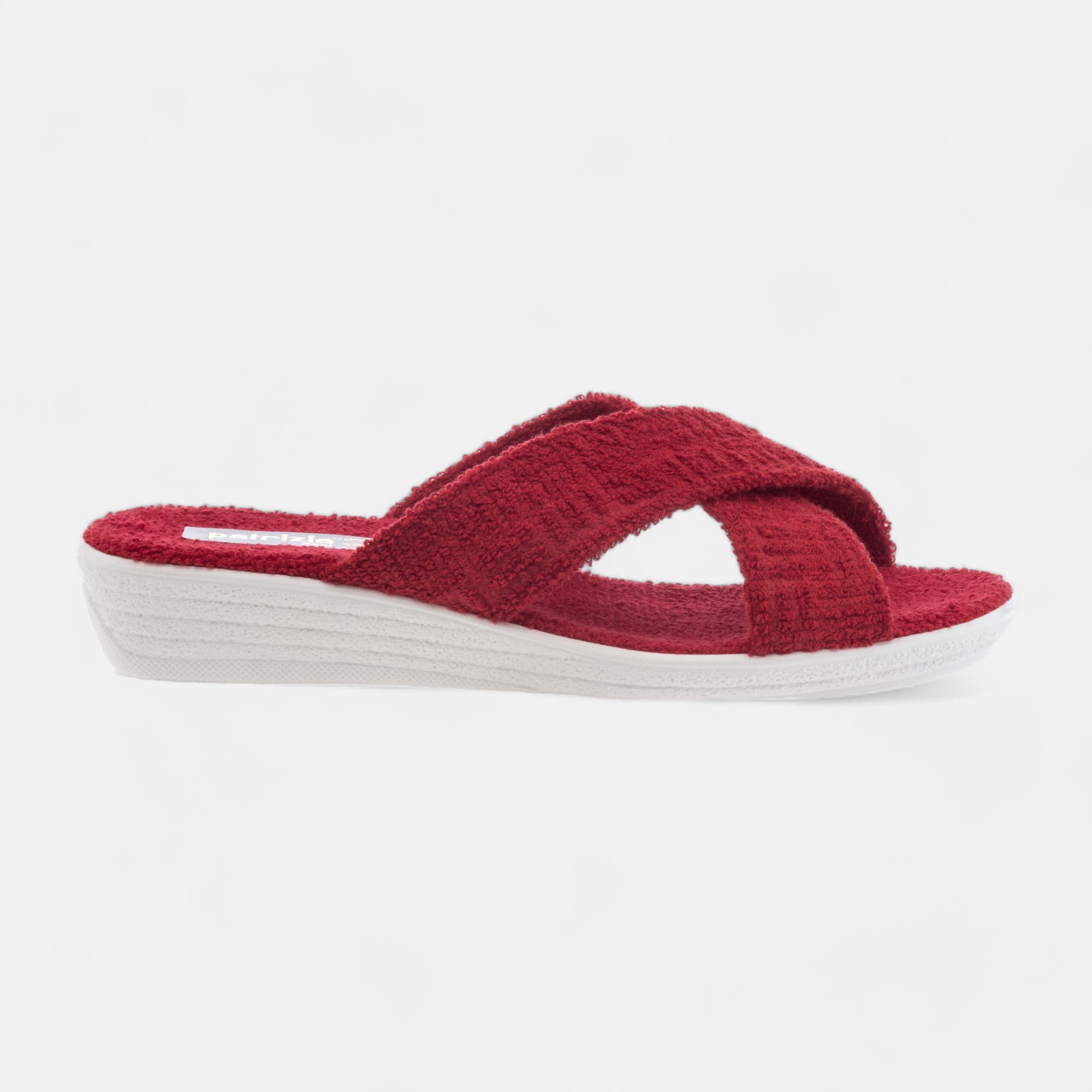 Pantoufles mules Femme rouge