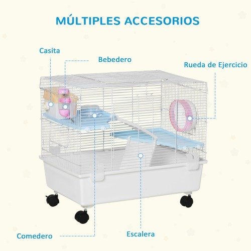 Galinheiro de metal para exterior PawHut